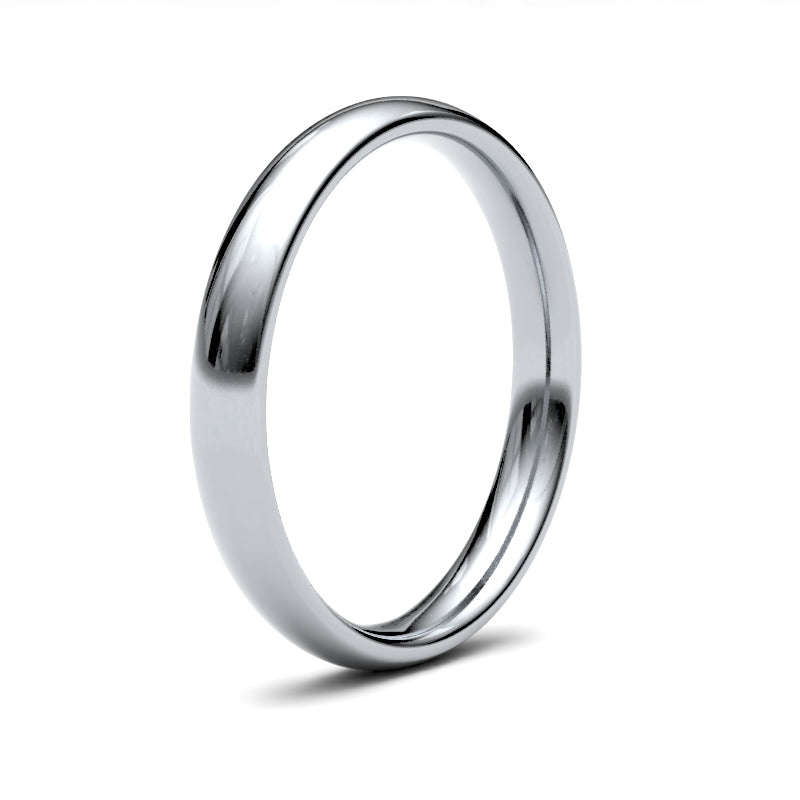 Plain Court Wedding Band