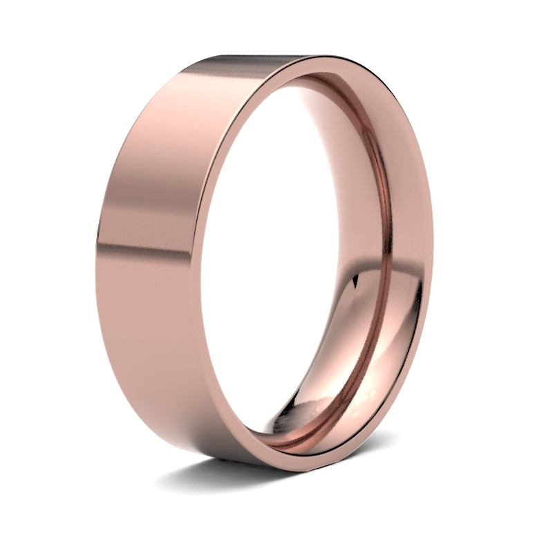 Plain Flat Wedding Band