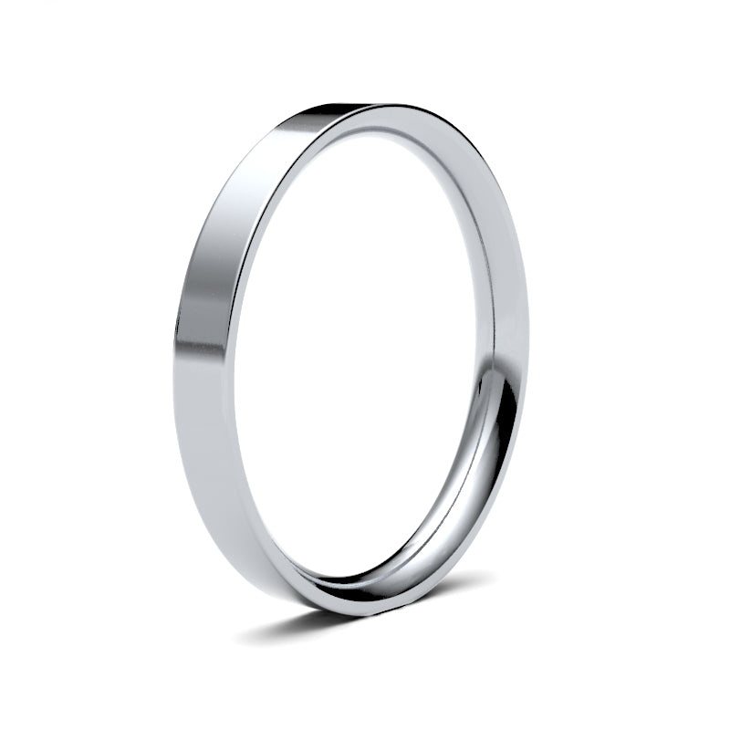 Plain Flat Wedding Band