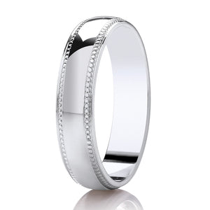 Diamond Cut Wedding Band