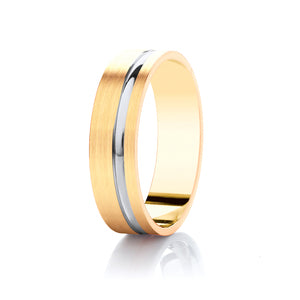 Diamond Cut Wedding Band