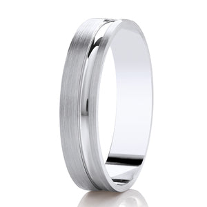 Diamond Cut Wedding Band