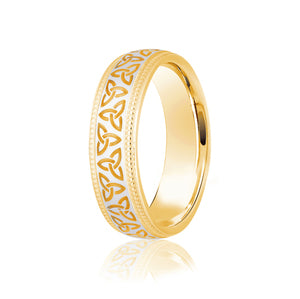 Celtic Trinity Knot Pattern Ring
