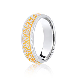 Celtic Trinity Knot Pattern Ring