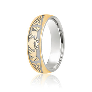 Celtic Claddagh Pattern Ring