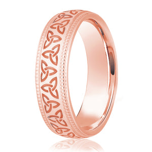 Celtic Trinity Knot Pattern Ring