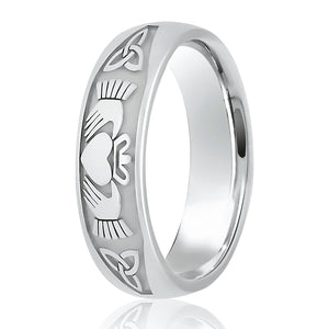 Celtic Claddagh Pattern Ring
