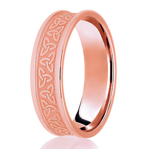 Celtic Trinity Knot Pattern Ring