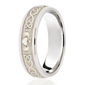 Celtic Claddagh Pattern Ring