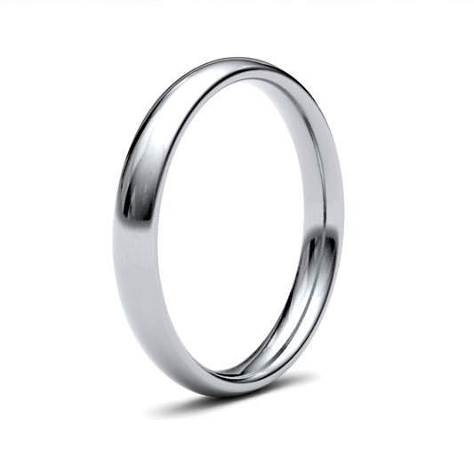 Plain Court Wedding Band