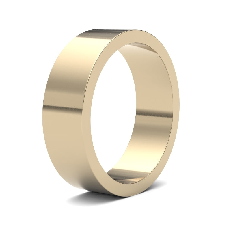 Plain Flat Wedding Band