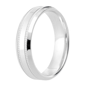 Diamond Cut Wedding Band