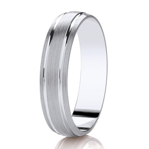 Diamond Cut Wedding Band