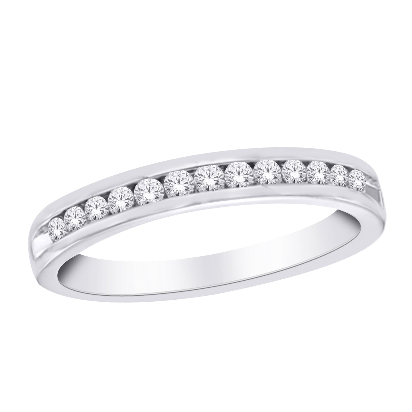 Diamond Channel Set Eternity Ring 0.25ct