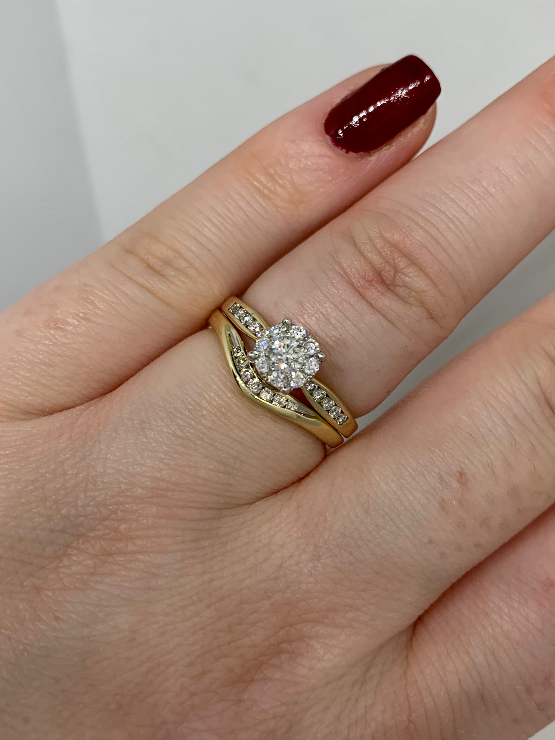 Curved 2025 eternity ring