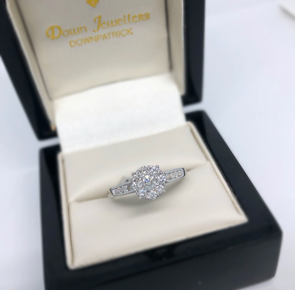 Diamond Round Cluster Ring 0.60ct