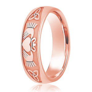 Celtic Claddagh Pattern Ring