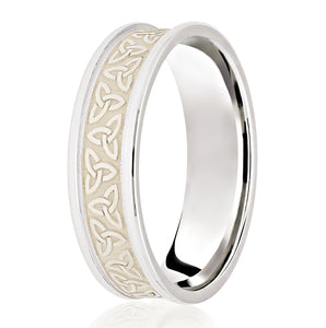 Celtic Trinity Knot Pattern Ring