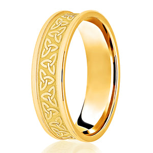 Celtic Trinity Knot Pattern Ring