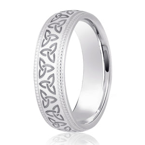 Celtic Trinity Knot Pattern Ring